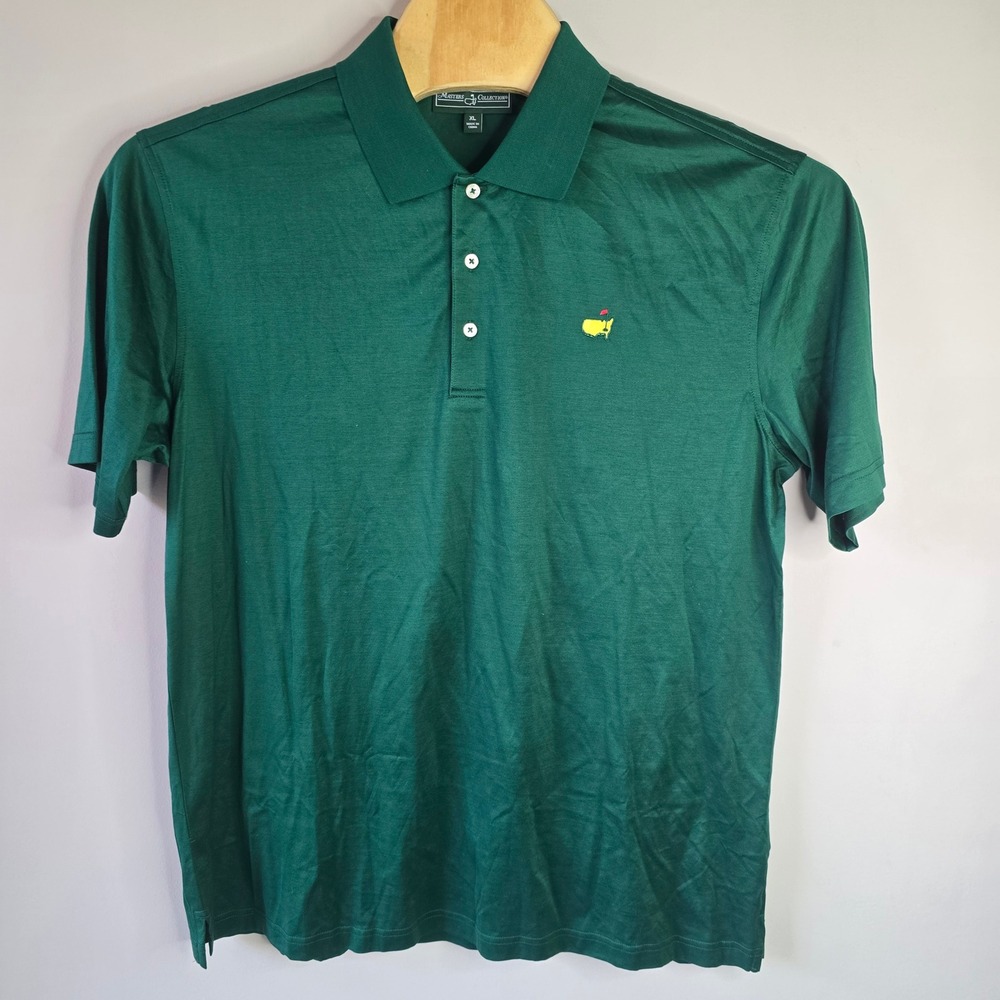 Masters‎ Collection Mens Green 100% Pima Cotton Golf Polo Shirt XL MCJ110-004